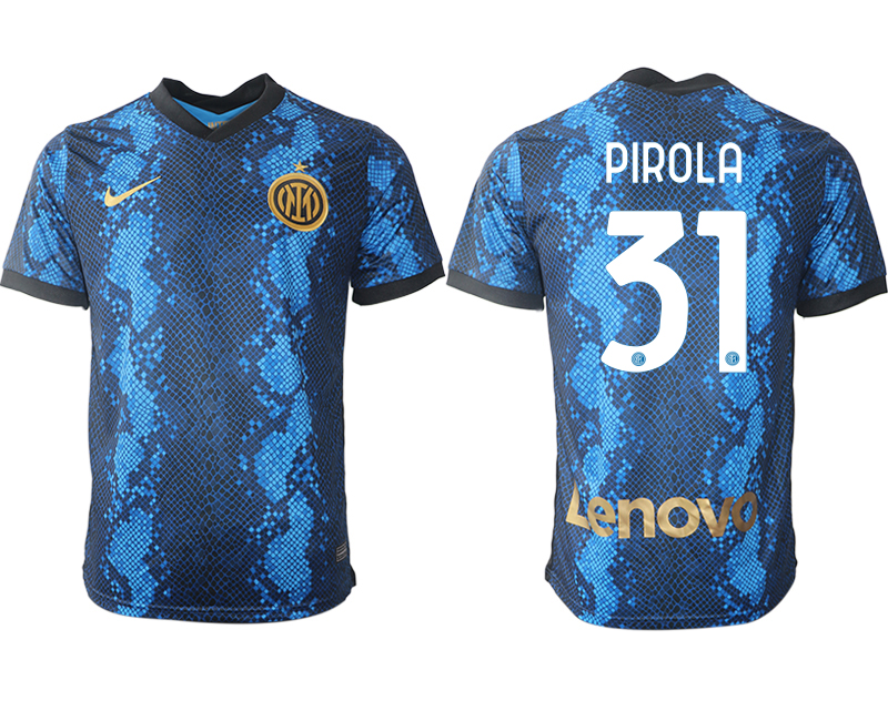 Men 2021-2022 Club Inter Milan home blue aaa versio #31 Nike Soccer Jersey->inter milan jersey->Soccer Club Jersey
